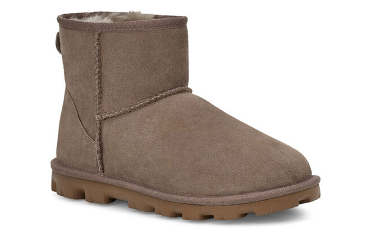 Lookbook UGG 經典迷你基本款 雪地靴 女款 棕灰色
