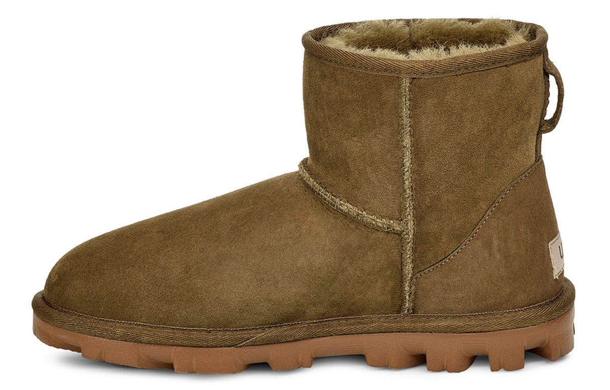 (Women) UGG Essential Mini Classic 'Fleece-Lined Snow Boot in Grey Green' 1016063-SPRC