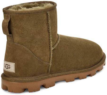 (W) UGG Essential Mini Classic 'Bota Forrada de Lana Gris Verde para Nieve' 1016063-SPRC Shop (W) UGG Essential Mini Classic 'Bota Forrada de Lana Gris Verde para Nieve' 1016063-SPRC