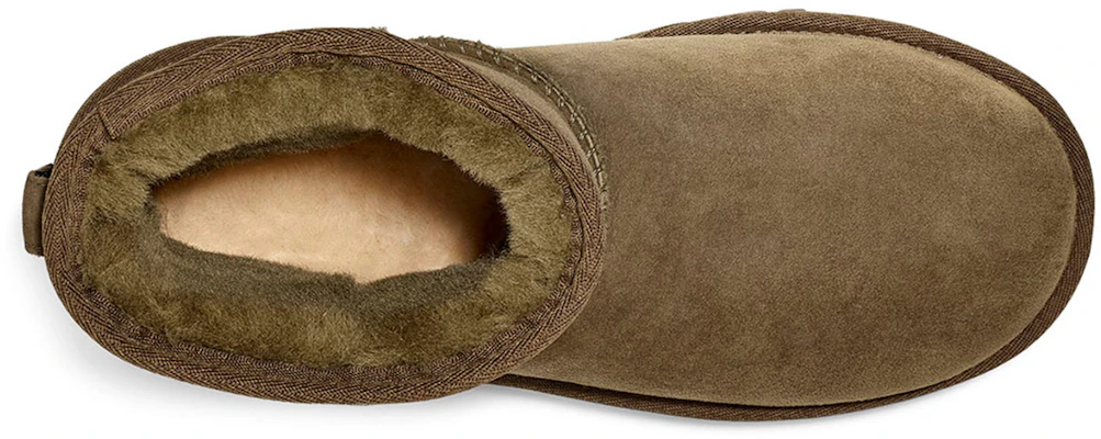 (W) UGG Essential Mini Classic 'Bota Forrada de Lana Gris Verde para Nieve' 1016063-SPRC Purchase (W) UGG Essential Mini Classic 'Bota Forrada de Lana Gris Verde para Nieve' 1016063-SPRC