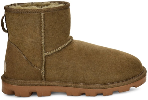 (Women) UGG Essential Mini Classic 'Fleece-Lined Snow Boot in Grey Green' 1016063-SPRC Order (Women) UGG Essential Mini Classic 'Fleece-Lined Snow Boot in Grey Green' 1016063-SPRC