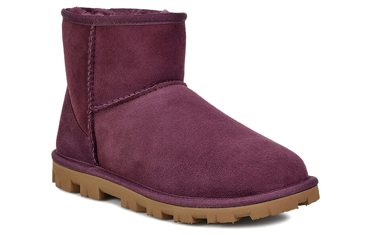Lookbook UGG 經典迷你款雪地靴 女款 紫色
