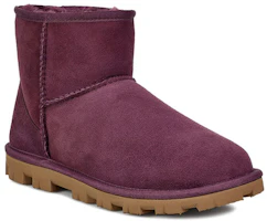 Lookbook UGG 經典迷你款雪地靴 女款 紫色