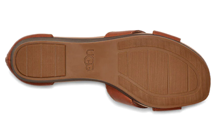 (W) UGG Eugenia 'Fashion Simple Wedge Sandal Brown' 圖 6