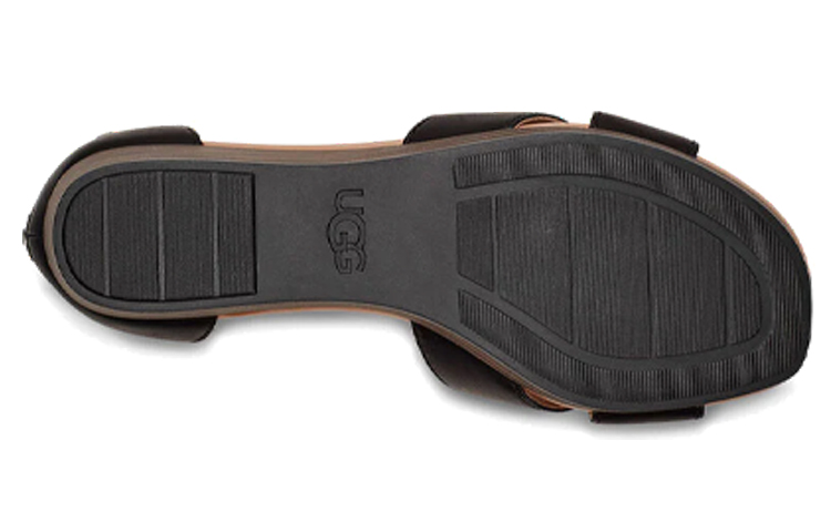 (W) UGG Eugenia 'Simple Fashion Slope Heel Sandal Black' 圖 6