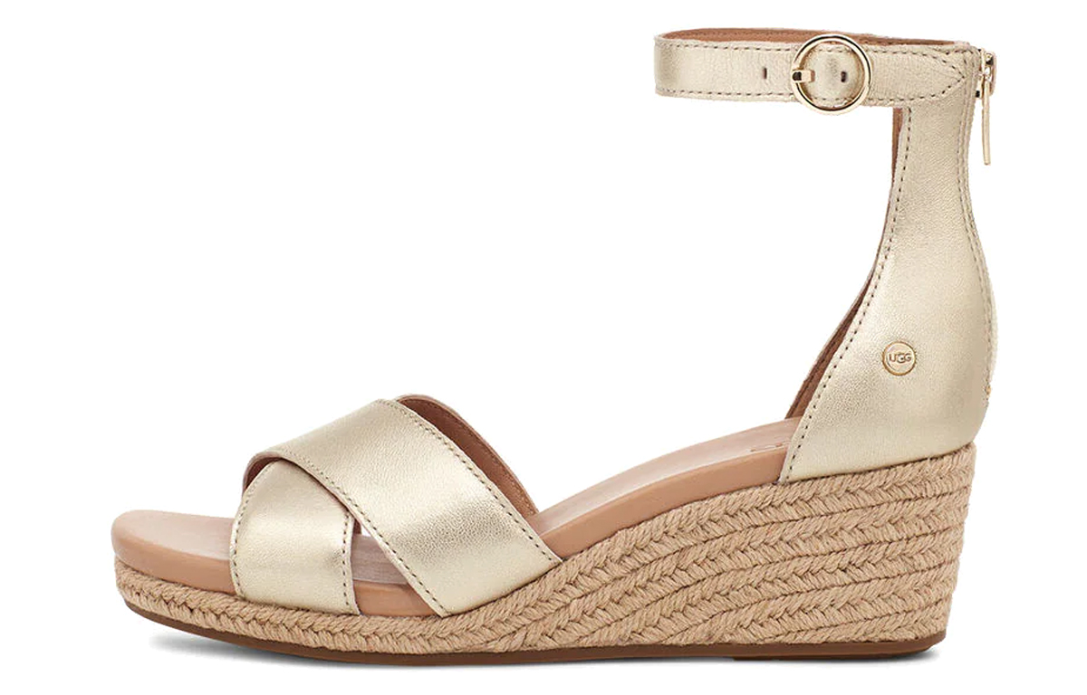 (W) UGG Eugenia Platform Sandal 'Gold'