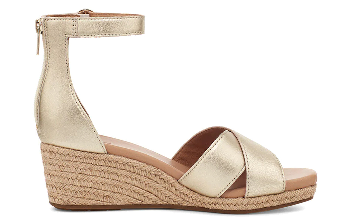 (W) UGG Eugenia Platform Sandal 'Gold' 圖 2