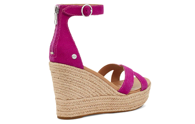 Purchase UGG Ezrah 楔形 時尚休閒露趾坡跟涼鞋 女款 玫紅