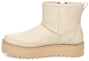 (Women) UGG F19 Classic Rebel Biker Mini Fleece Lined Pink 1105313-BONE (Women) UGG F19 Classic Rebel Biker Mini Fleece Lined Pink 1105313-BONE