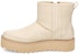 (W) UGG F19 Klasik Rebel Biker Mini Berbulu Merah Jambu 1105313-BONE