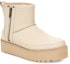 Lookbook (W) UGG F19 Klasik Rebel Biker Mini Berbulu Merah Jambu 1105313-BONE
