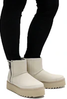 Sizing UGG F19 經典叛逆騎士迷你 女款 加絨拉鏈雪地靴 粉色