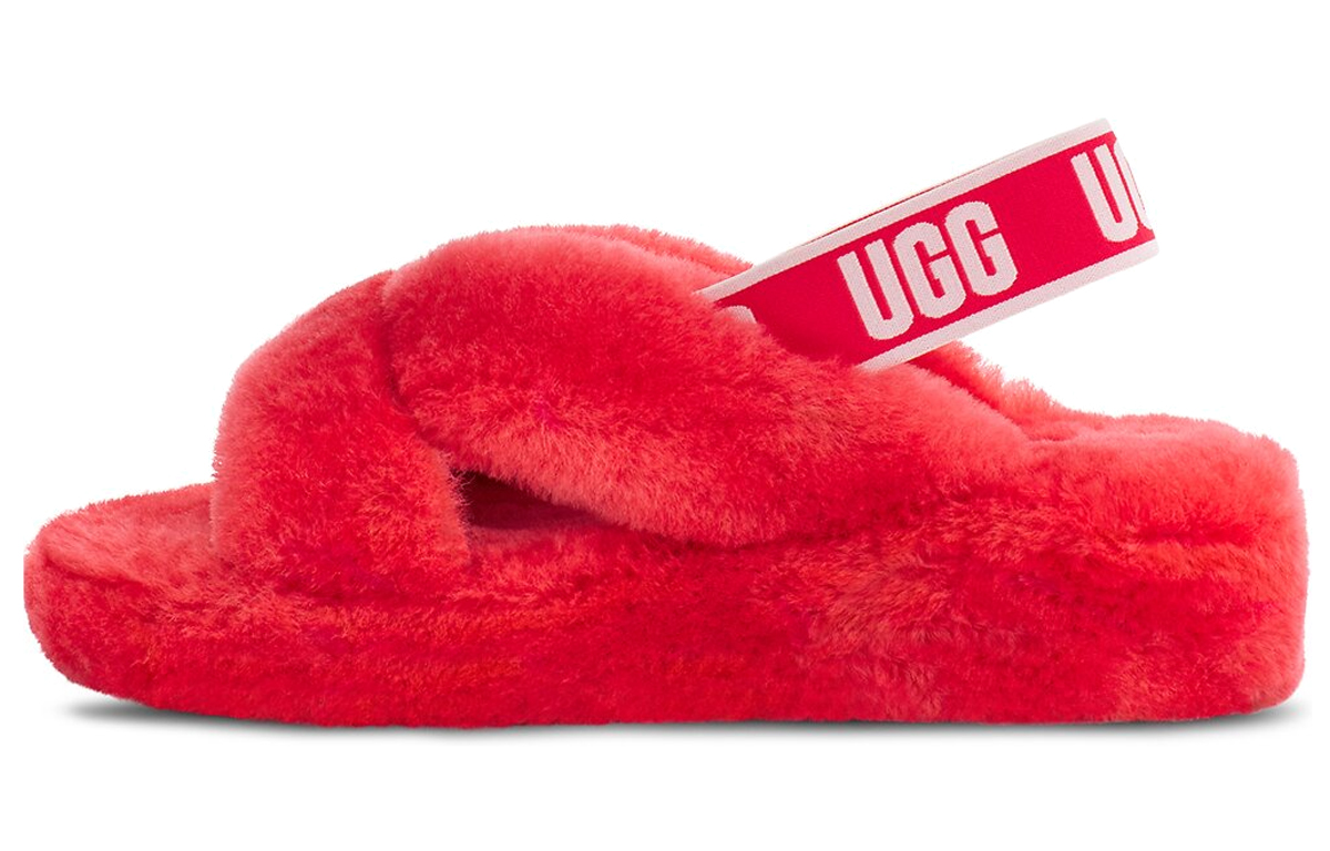 (W) UGG Fab Yet 'Simplified CMFT Thick Bottom Red'