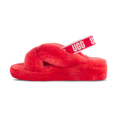 (W) UGG Fab Yet 'Simplified CMFT Thick Bottom Red'