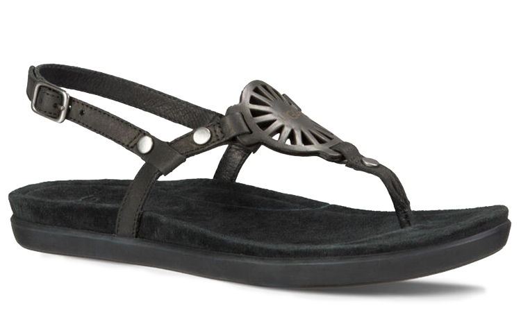 (W) UGG Fashion Breathable Sandal 'Black' 圖 3
