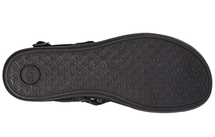(W) UGG Fashion Breathable Sandal 'Black' 圖 6