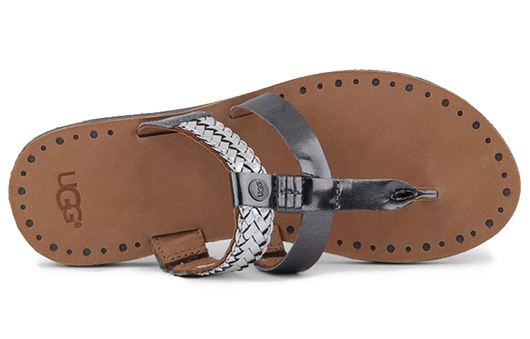 Lookbook (Women) UGG Flip Flop 'Silver' 1018580-SLVR
