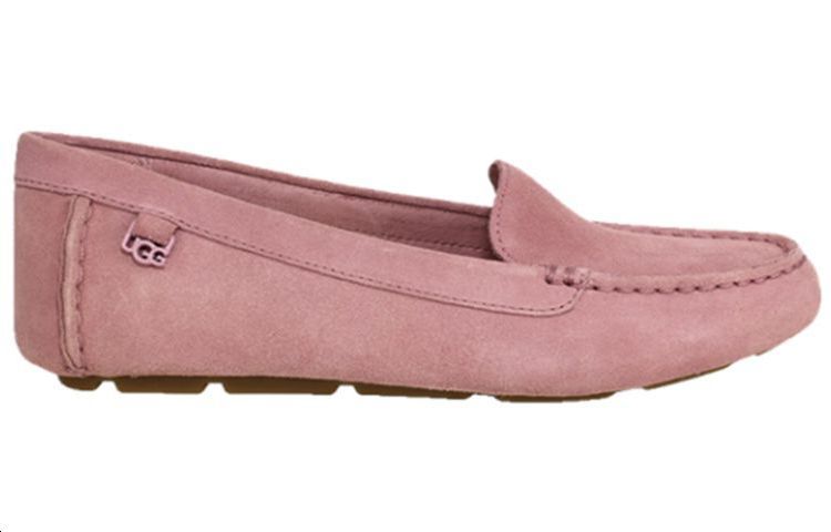 Order UGG Flores 麂皮 時尚圓頭樂福 厚底鞋 女款 粉