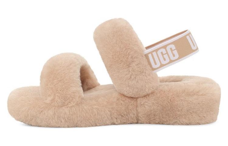 (W) UGG Oh Yeah Slide 'Driftwood'