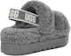 Lookbook (W) UGG Fluff 'Lighthouse Grey' Kelabu. 1120876-LGH