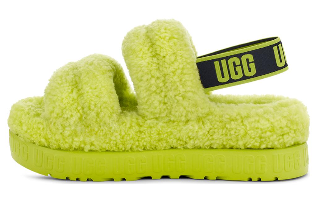 Buy (W) UGG Fluff 'Lime Fuzz' Zapatillas Peludas Verde Lima 1120876-KLM