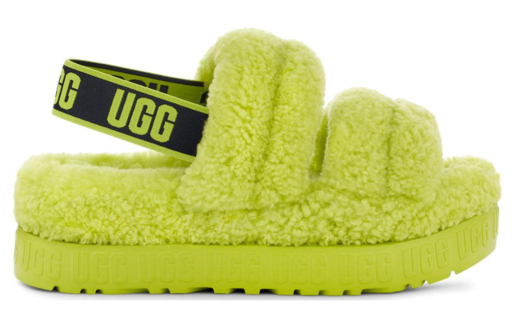 Order (W) UGG Fluff 'Lime Fuzz' Zapatillas Peludas Verde Lima 1120876-KLM