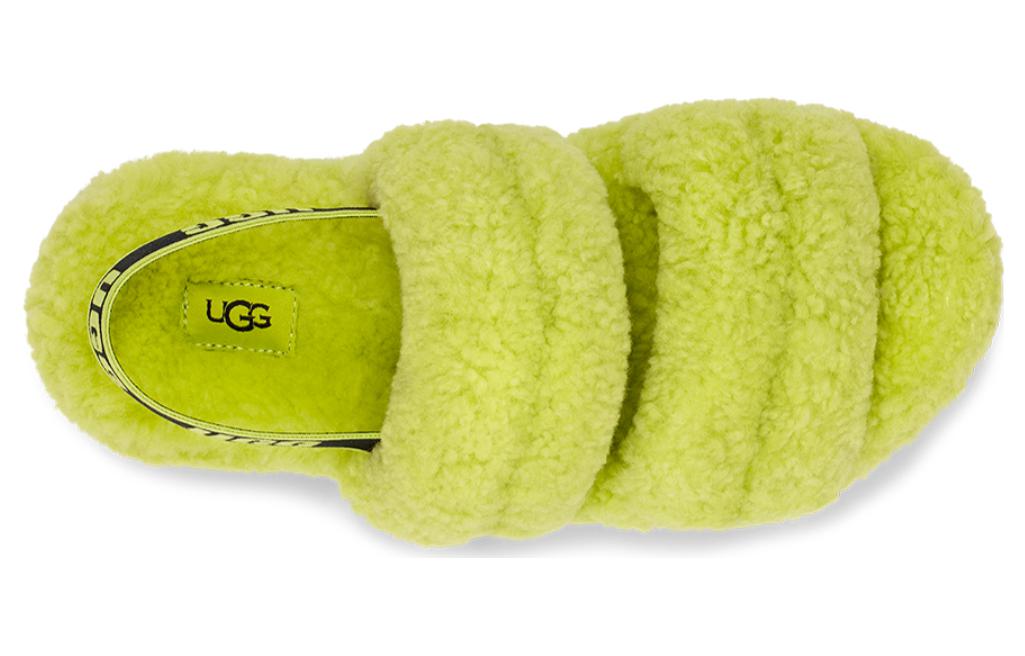 Purchase (W) UGG Fluff 'Lime Fuzz' Zapatillas Peludas Verde Lima 1120876-KLM