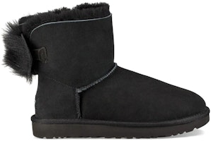 (W) UGG Fluff Bow Mini Forradas de Felpa Negras 1094967-BLK Order (W) UGG Fluff Bow Mini Forradas de Felpa Negras 1094967-BLK