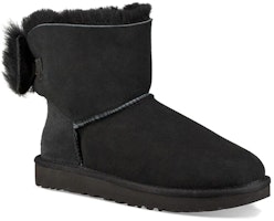 (W) UGG Fluff Bow Mini Forradas de Felpa Negras 1094967-BLK Lookbook (W) UGG Fluff Bow Mini Forradas de Felpa Negras 1094967-BLK