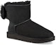 Lookbook (W) UGG Fluff Bow Mini Berbulu Lembut Lined Hitam 1094967-BLK