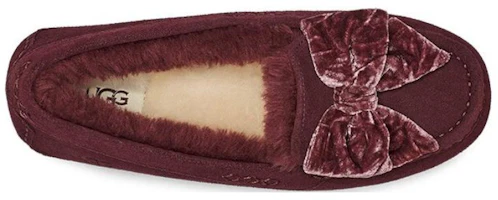 Shop UGG 休閒 皺褶絲絨蝴蝶結 平底鞋 女款