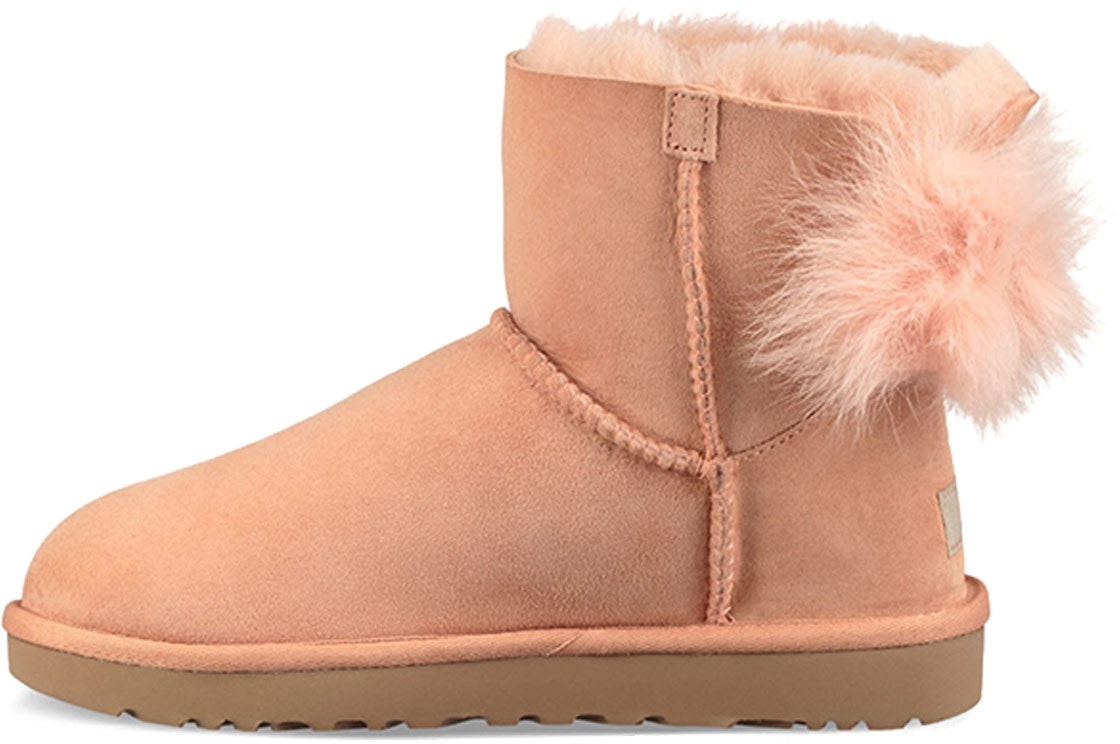 women-ugg-fluff-bow-mini-fleece-lined-pink-red-1094967-sntn