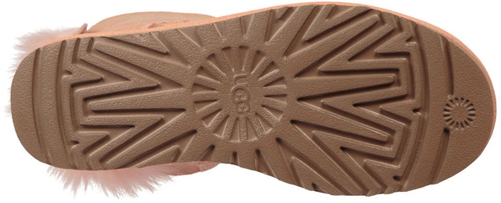 (W) UGG Fluff Bow Mini Berbulu Merah Muda Merah 1094967-SNTN Details for (W) UGG Fluff Bow Mini Berbulu Merah Muda Merah 1094967-SNTN