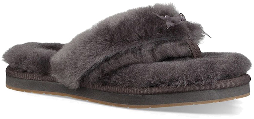 UGG Fluff Flip Flop III 毛絨人字拖鞋 女款 灰 Lookbook UGG Fluff Flip Flop III 毛絨人字拖鞋 女款 灰