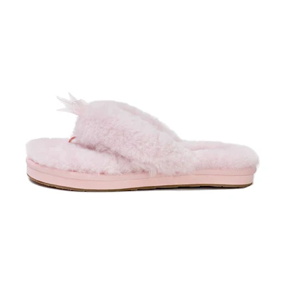 (W) UGG Fluff Flip Flop III 'Seashell Pink'