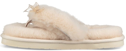 (Women) UGG Fluff Flip Flop lll Slippers 1100250-NAT (Women) UGG Fluff Flip Flop lll Slippers 1100250-NAT