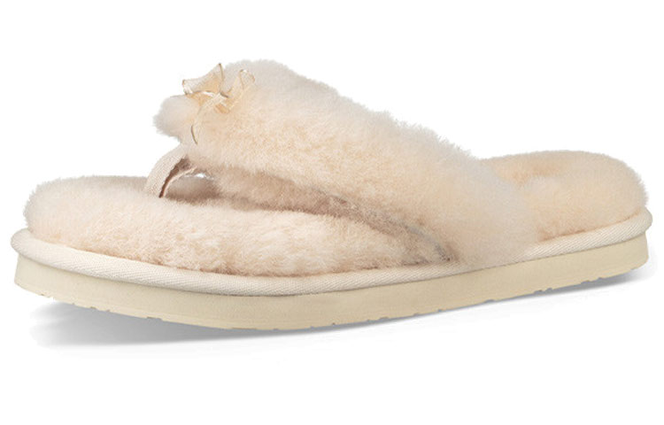 Lookbook (W) Pantuflas UGG Fluff Flip Flop III 1100250-NAT