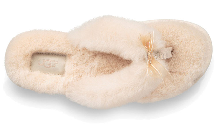 Shop (W) Pantuflas UGG Fluff Flip Flop III 1100250-NAT