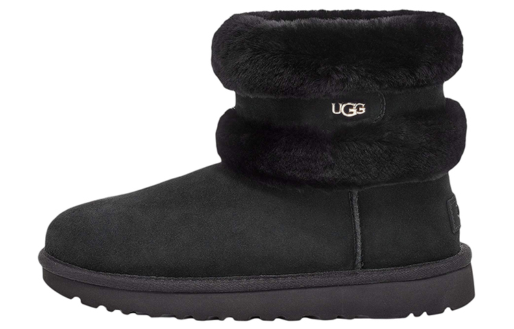 (Women) UGG Fluff Mini Belted 'Black' 9405841-BLK