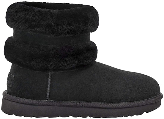 (Women) UGG Fluff Mini Belted 'Black' 9405841-BLK Order (Women) UGG Fluff Mini Belted 'Black' 9405841-BLK