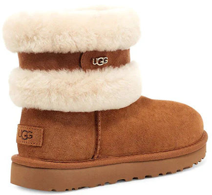 (W) UGG Fluff Mini Belted 'Coklat' 1112483-CNAT Shop (W) UGG Fluff Mini Belted 'Coklat' 1112483-CNAT