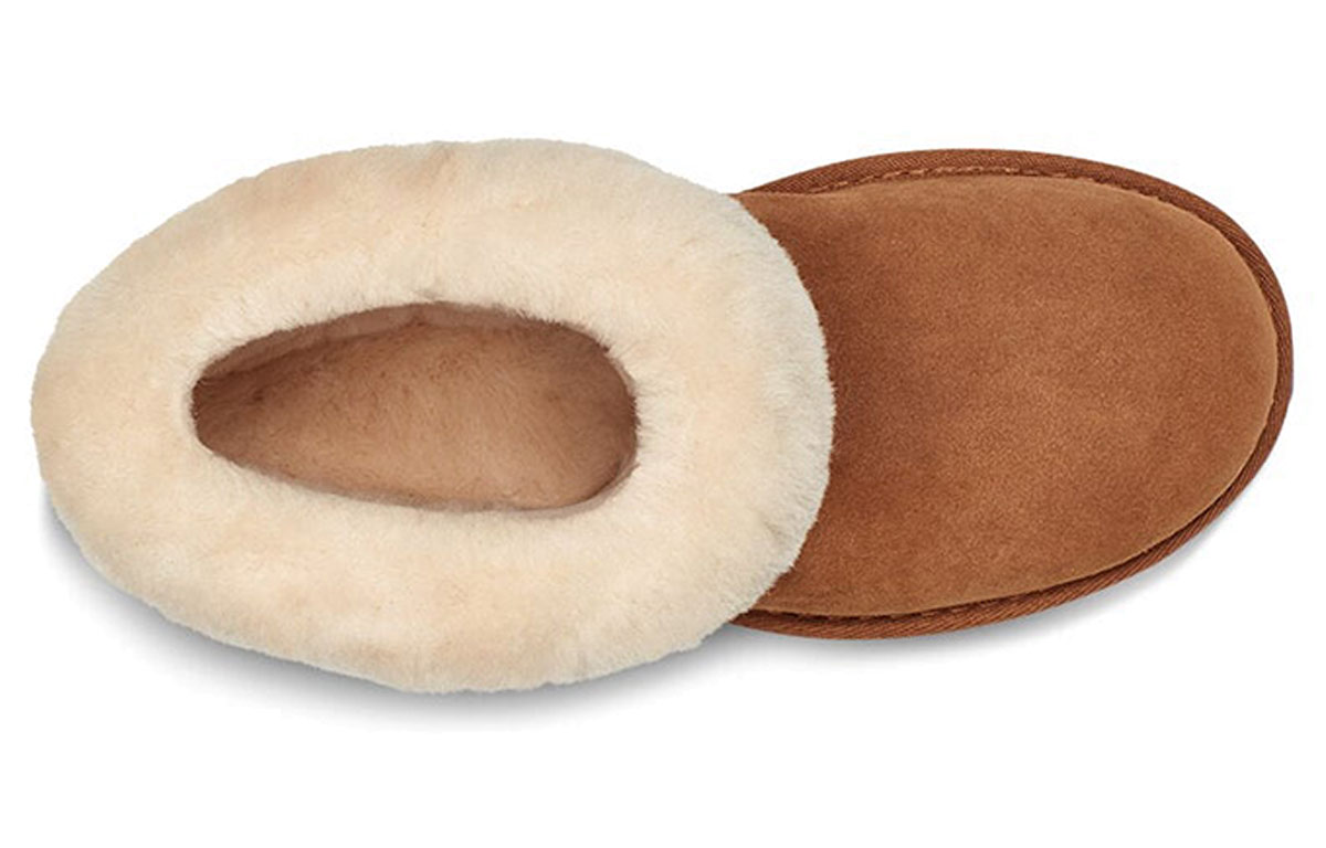 Purchase (W) UGG Fluff Mini Belted 'Coklat' 1112483-CNAT