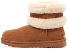 (Women) UGG Fluff Mini Belted 'Brown' 1112483-CNAT (Women) UGG Fluff Mini Belted 'Brown' 1112483-CNAT