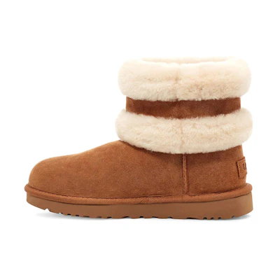 (W) UGG Fluff Mini Belted 'Brown'