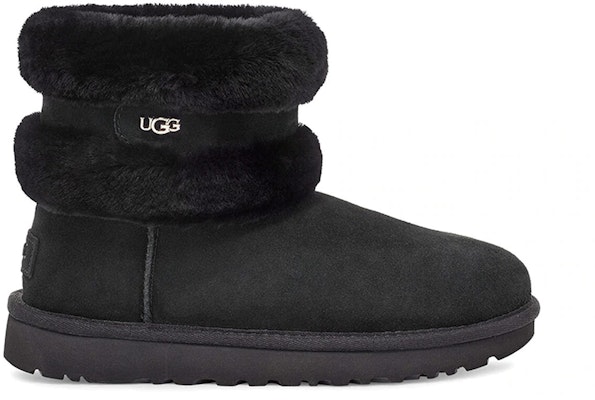 (Women) UGG Fluff Mini Belted Snow Boots Black 1112483-BLK Order (Women) UGG Fluff Mini Belted Snow Boots Black 1112483-BLK