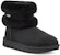 (W) UGG Fluff Mini Belted Kasut But Salji Hitam 1112483-BLK