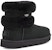 (W) UGG Fluff Mini Belted Kasut But Salji Hitam 1112483-BLK