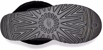 Details for UGG 羽絨迷你綁帶雪地靴 女款 黑色