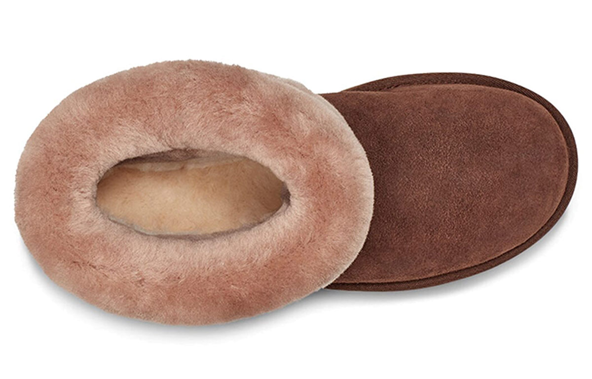 Purchase (Women) UGG Fluff Mini Belted Snow Boots Brown 1112483-BCAM