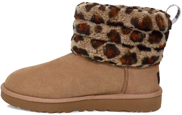 (Women) UGG Fluff Mini Quilted Leopard Fleece Lined 'Leopard print' 1105358-AMP Buy (Women) UGG Fluff Mini Quilted Leopard Fleece Lined 'Leopard print' 1105358-AMP